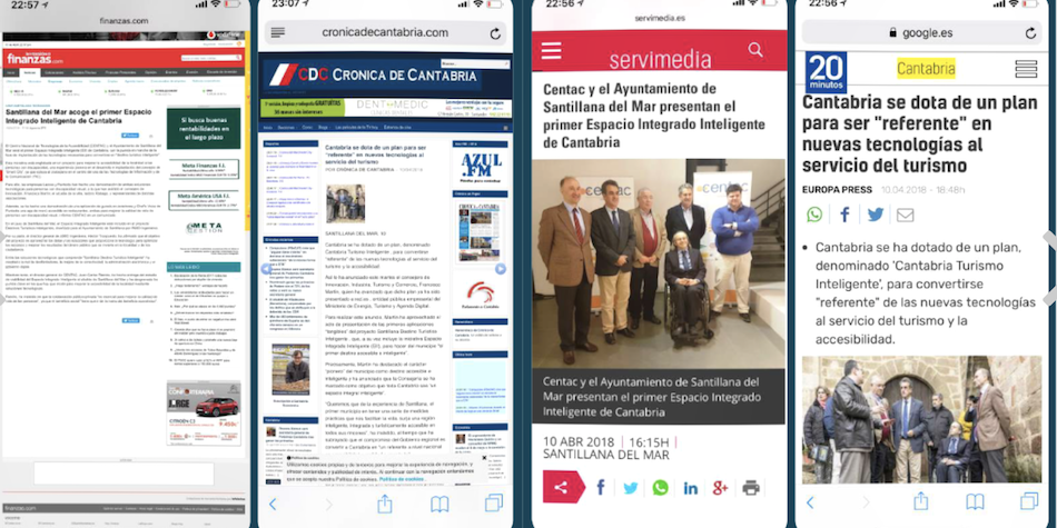 dosier prensa, amio ingenieros, santillana del mar, espacio integrado inteligente, destino turistico inteligente, dti, centac, españa, mexico