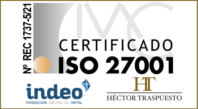 Certificacion ISO 27001 Fundacion Laboral del Metal, Cantabria